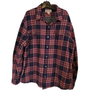 EUC Duluth Trading Shacket Snap Button Fleece Lined